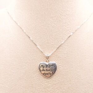 Heart Pendant Necklace with Engraving